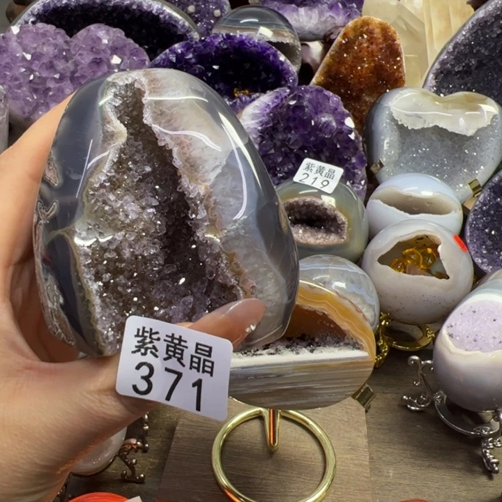 未镶嵌大型摆件（非配饰）紫晶371