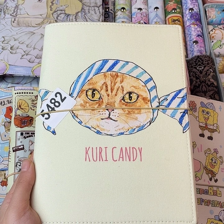 织绣A5活页不加纸5482