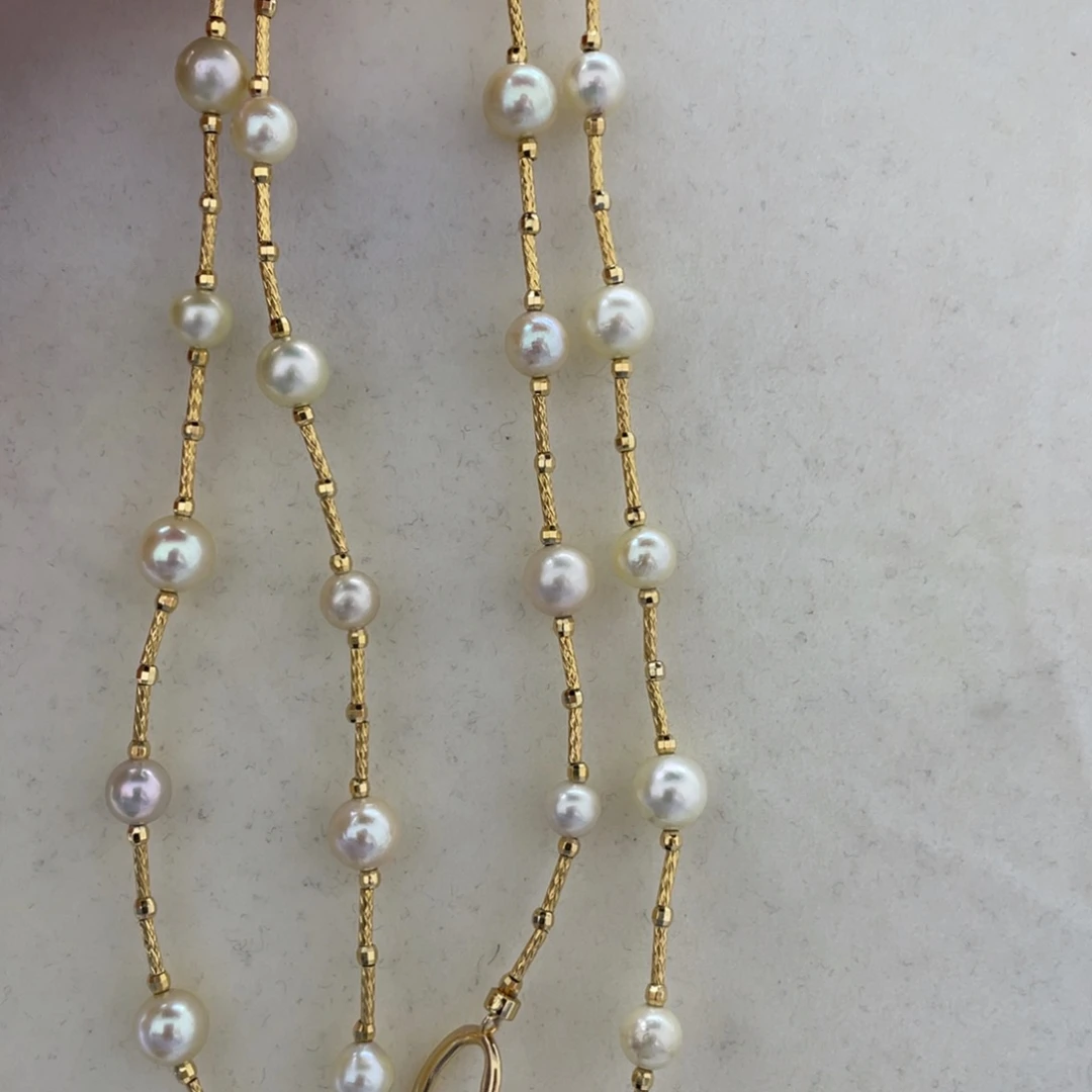 海水珍珠颈饰银S925镶嵌