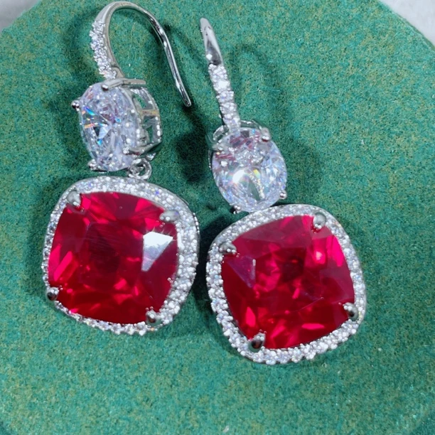 耳饰 【矿区红星光】南非库里南精工豪华镶嵌耳坠