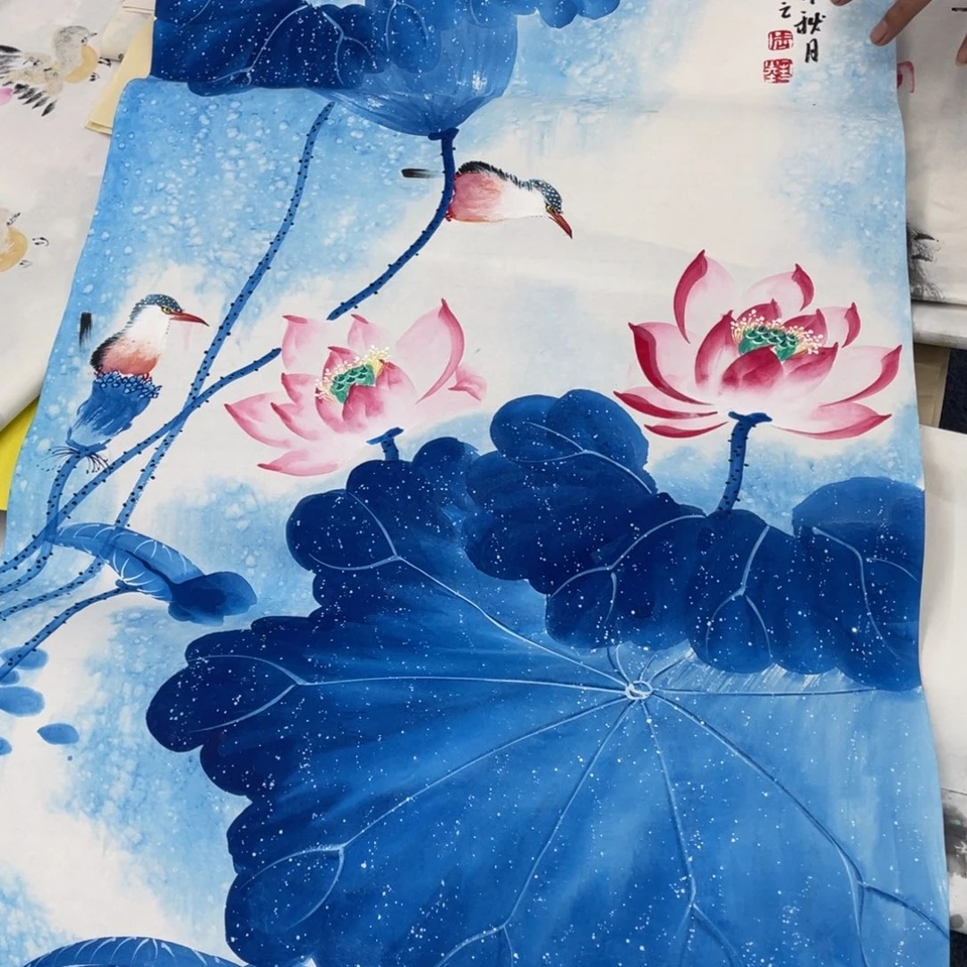 国画手绘国画欣赏一下