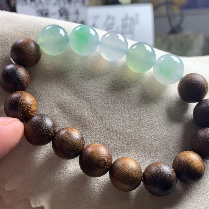 定制翡翠未镶嵌卡12.8 5颗