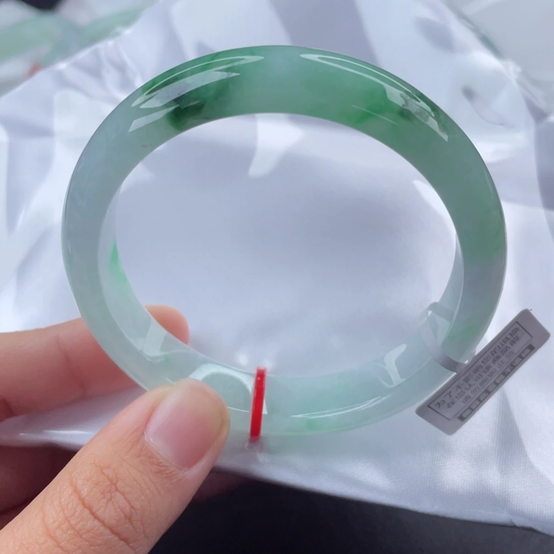 翡翠手镯未镶嵌55-56正圈