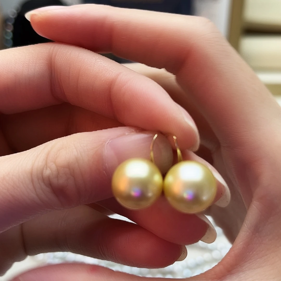 未镶嵌耳饰海水珍珠