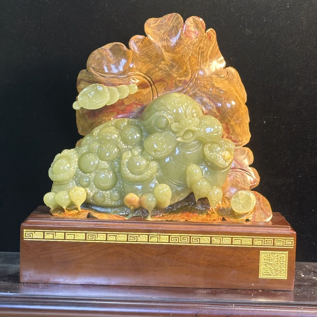 适合开业乔迁客厅办公室装饰纯天然纯手工雕刻工艺品适合办公摆设