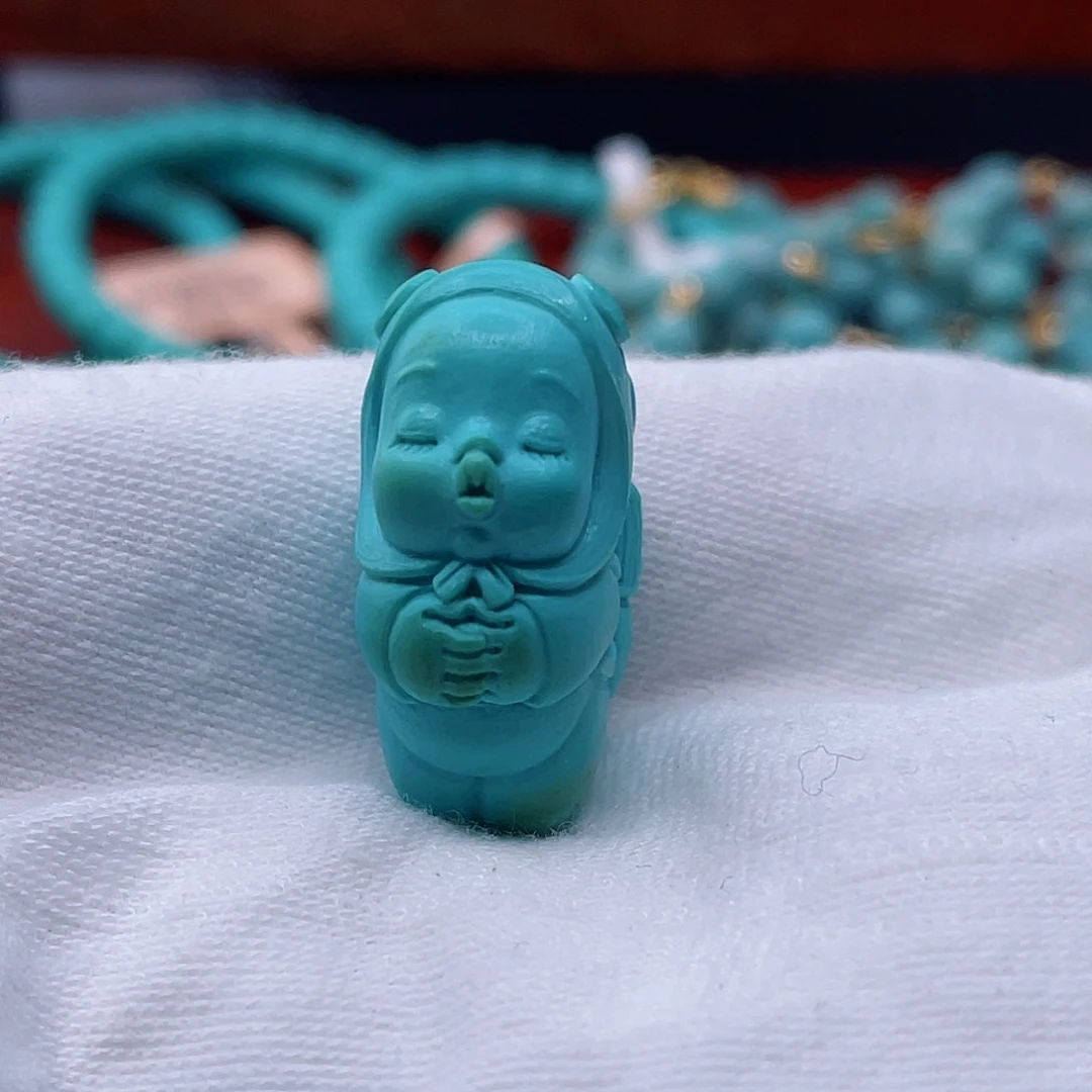 绿松石未镶嵌珠宝半成品