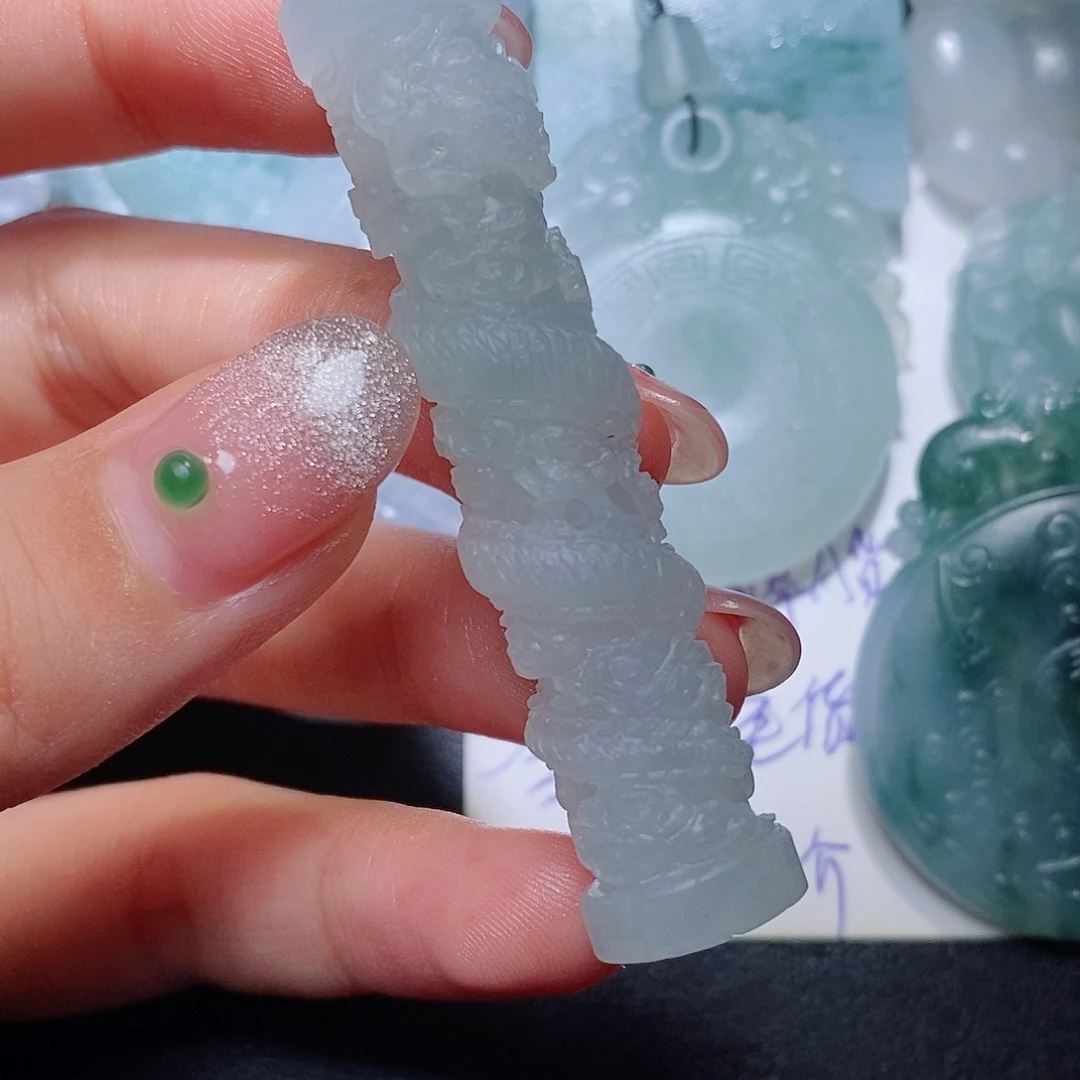 未镶嵌定制翡翠毛货付款后联系客服确认抛光