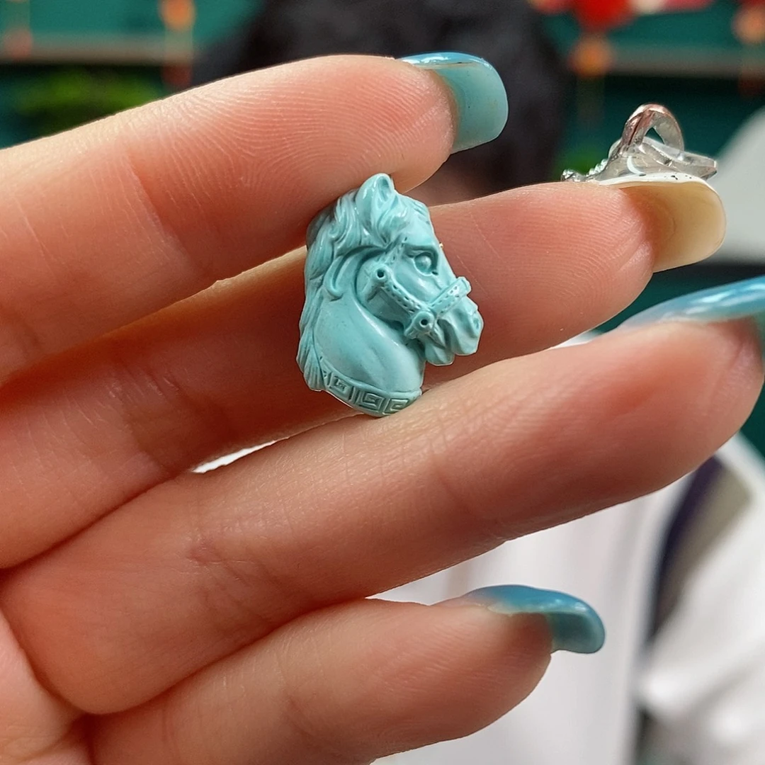 绿松石珠宝奇石未镶嵌