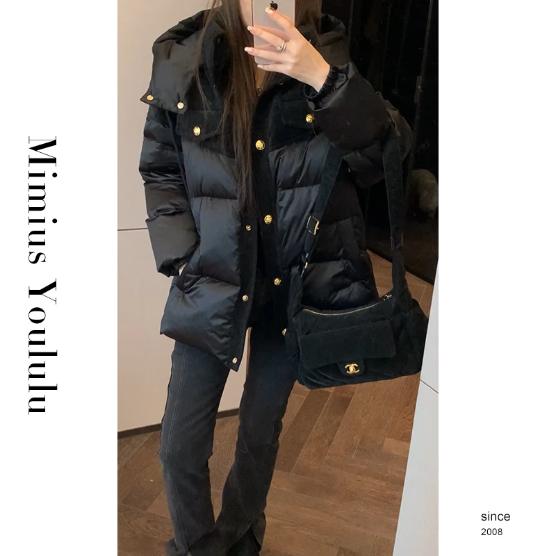 【mimius】游鹿鹿 奥本海默奢感小众高级连帽外套 汉服 F12001