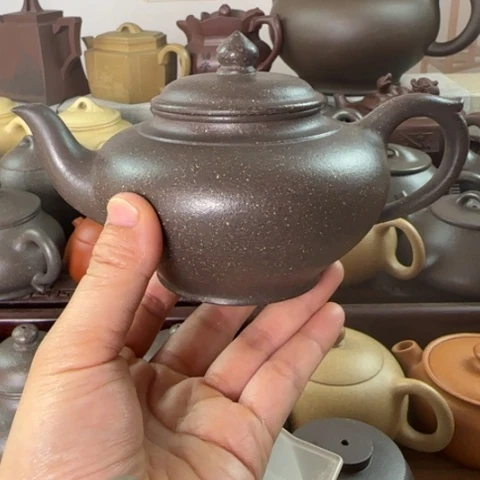 茶壶紫砂梨皮天青300c c