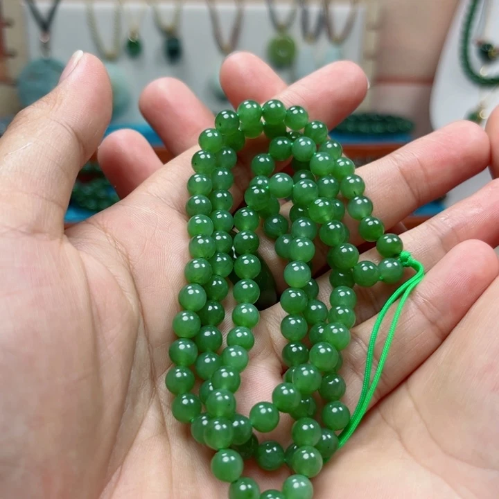 手链未镶嵌和田玉（糖玉）