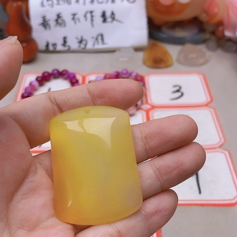 【闪购商品】未镶嵌玛瑙/玉髓珠宝半成品小***3