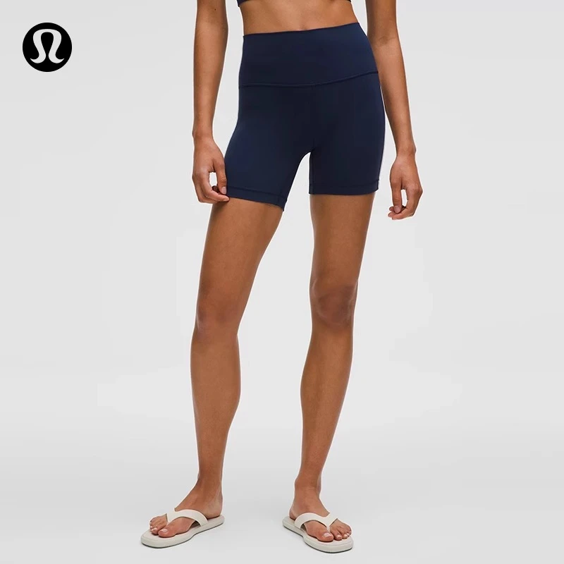 Align™ 女士运动侧边条纹紧身短裤 6"丨lululemon丨LW7DG4S