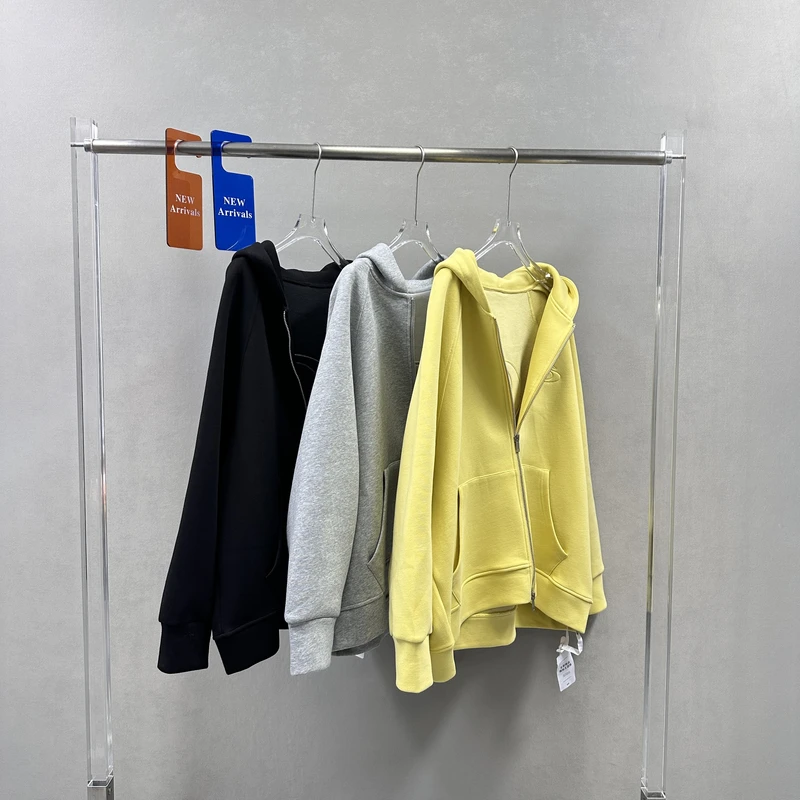 欧货高品质连帽卫衣外套女25春大版休闲风宽松简约潮牌上衣21358