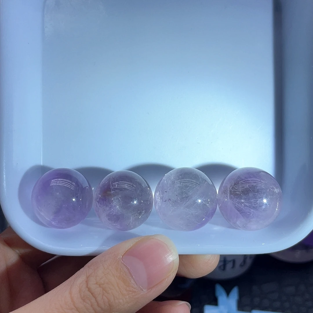 珠宝半成品未镶嵌水晶36玻利维亚紫单株卡2.0mm无裂