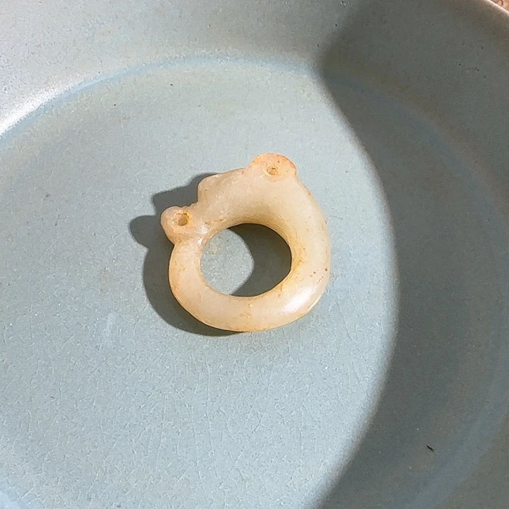 瓷片摆件恭喜发财恭喜结缘223