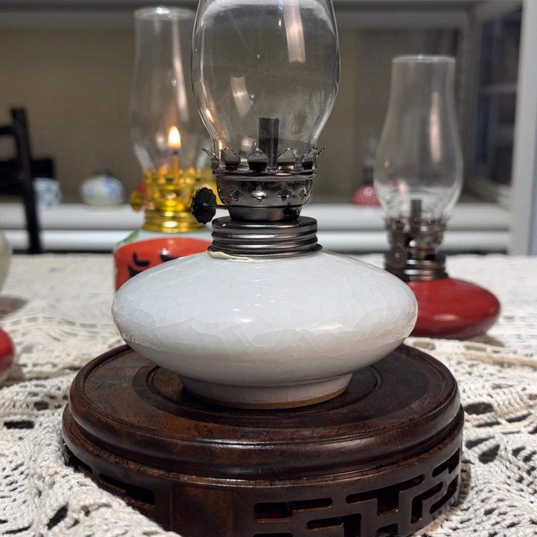 摆件景德镇陶瓷香薰灯