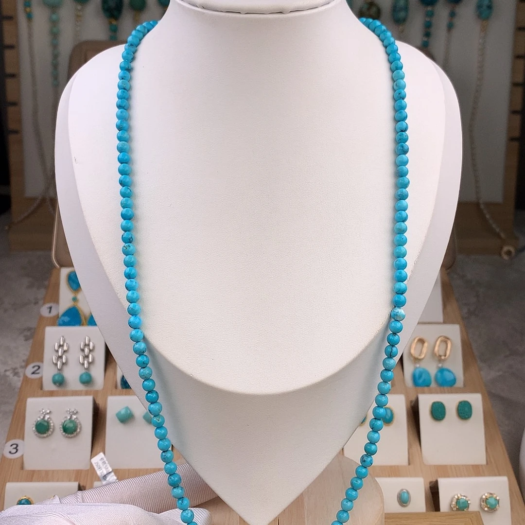 绿松石未镶嵌颈饰