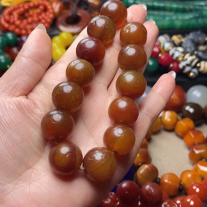 玛瑙/玉髓手链未镶嵌道****