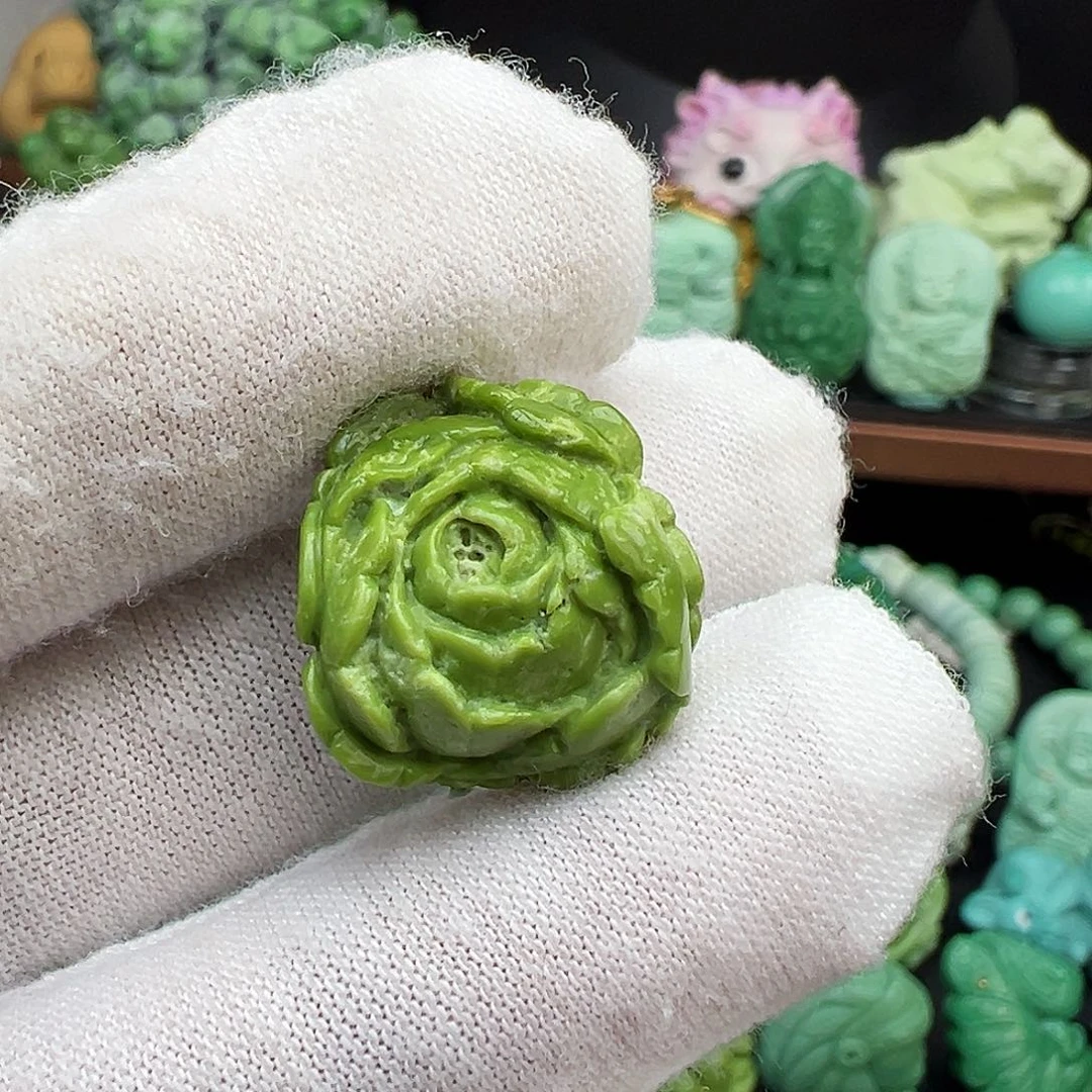 绿松石未镶嵌绿松石主播璐璐