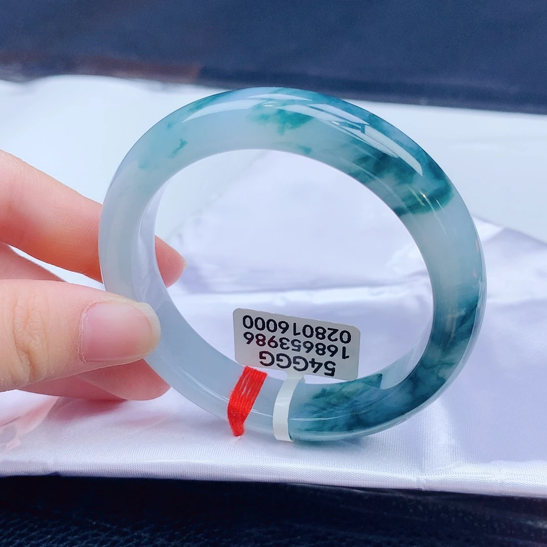 翡翠未镶嵌手镯缅甸天然翡翠a货手镯