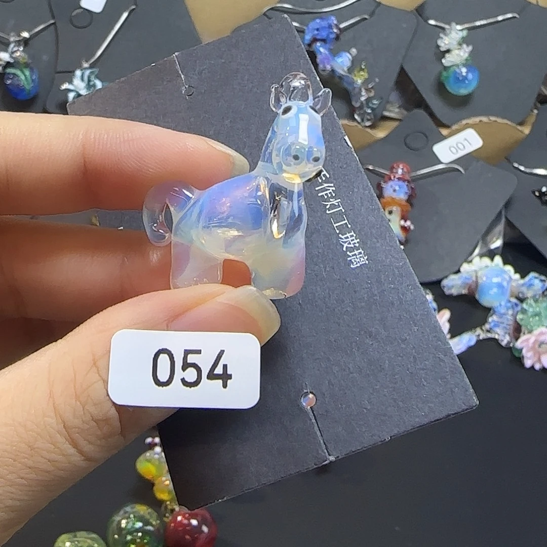 颈饰玻璃空心吊坠非遗灯工