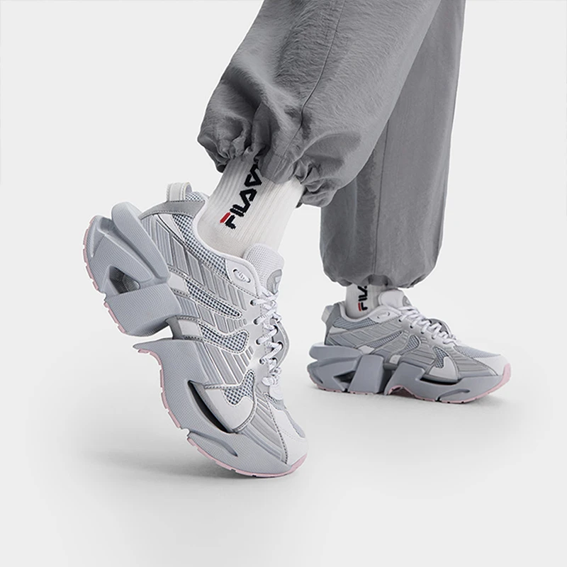 Fila/斐乐【SPACE太空鞋】夏季情侣新款休闲增高老爹鞋F12M523109F