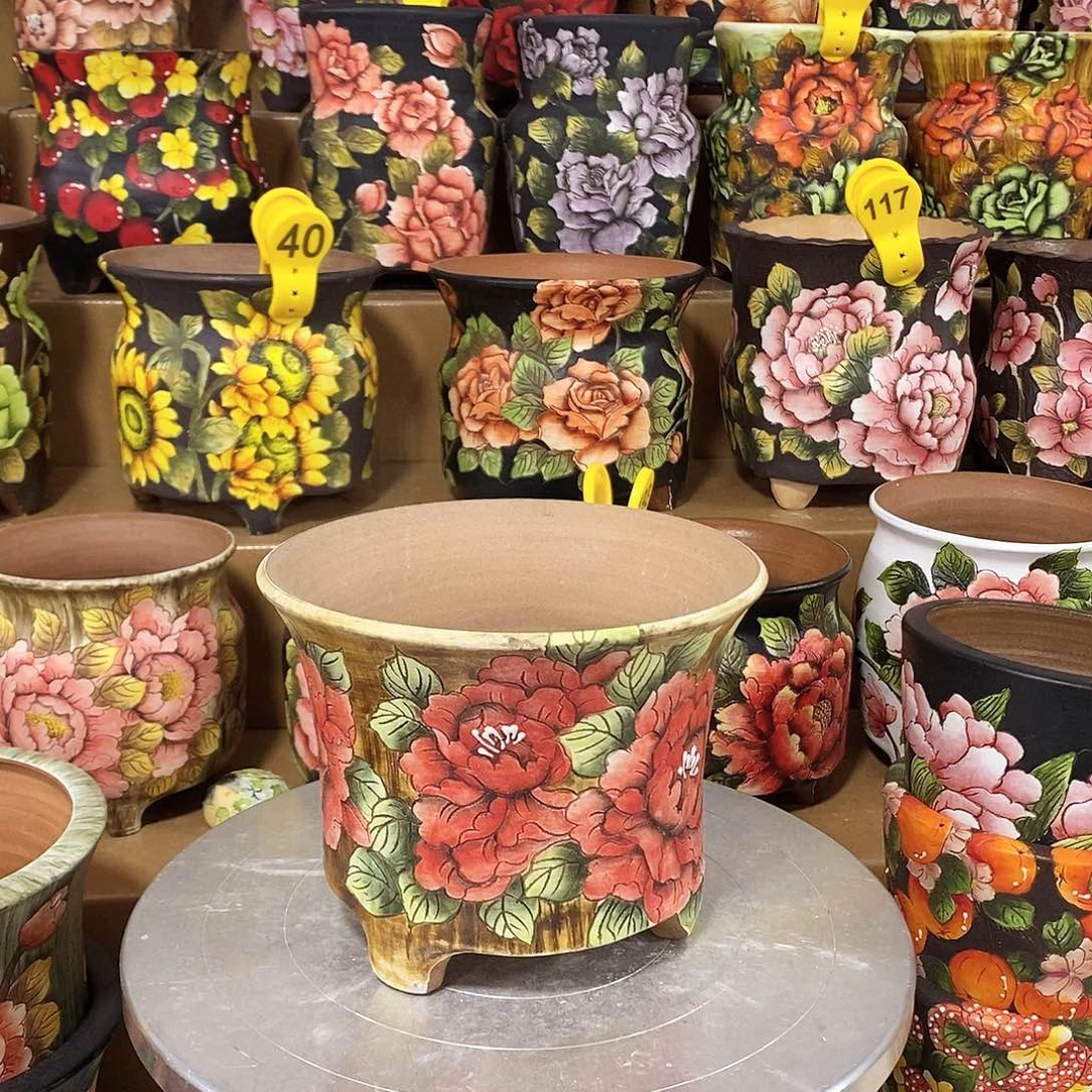 景德镇精品博采美盆15/12