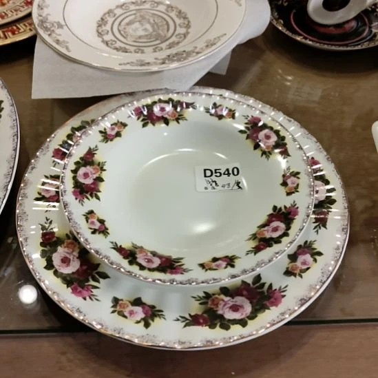 陶瓷深盘加牛排盘套组老货库存微瑕特价不退换