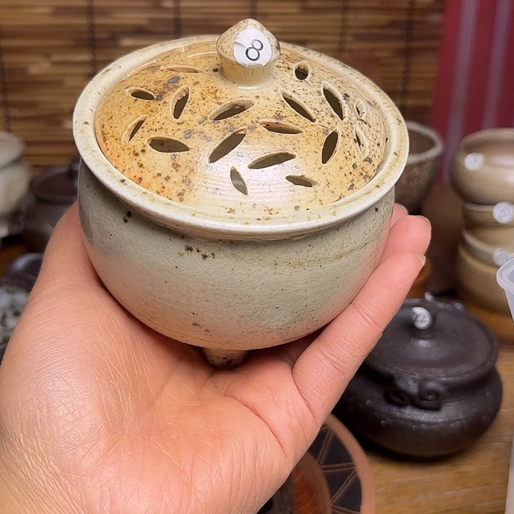 手工制作，柴窑裸烧