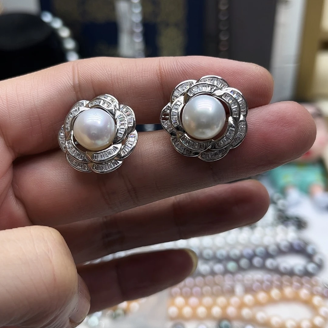 未镶嵌耳饰海水珍珠