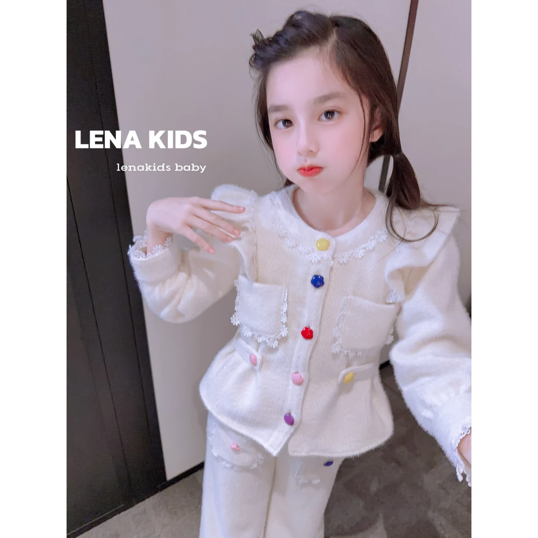 Lenakids【加厚绒仿雪貂绒针织套装”巨保暖超柔软】高货！25111409