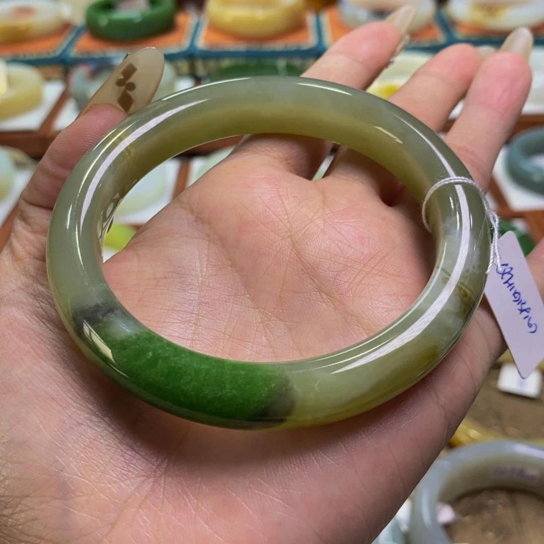 和田玉青海翠青60/61未镶嵌