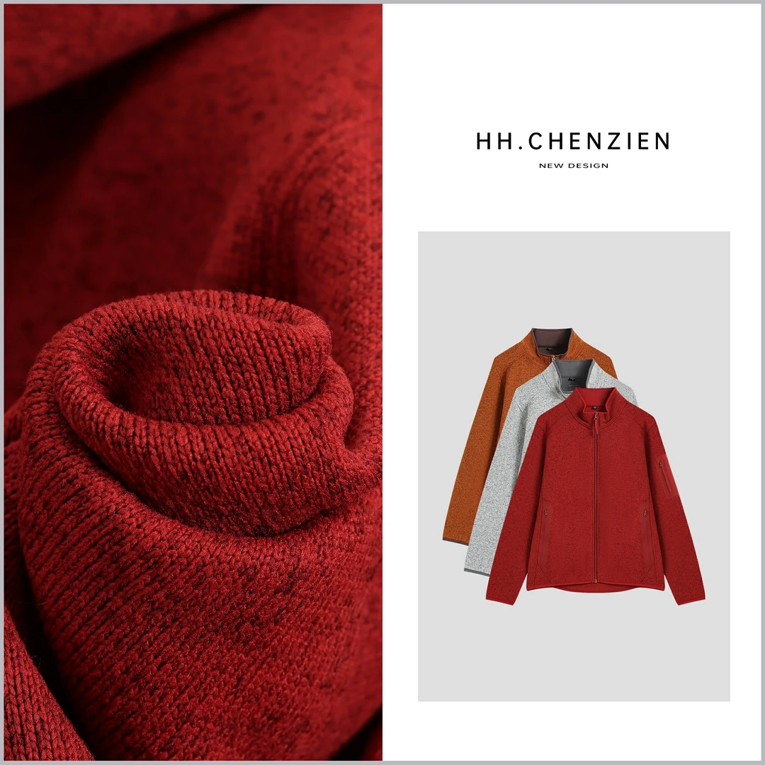 【黑黑家】“小鸟外套”秋季新款小立领袖子口袋设计拉链外套