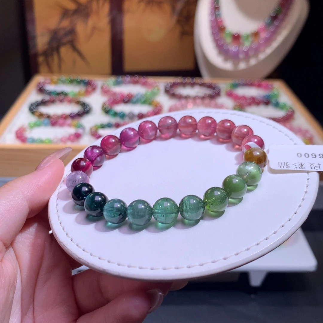 未镶嵌手链碧玺碧玺