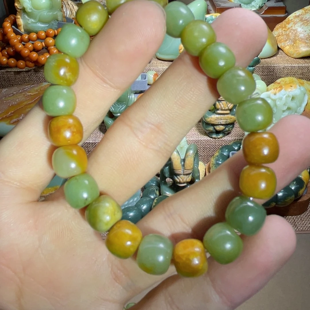 透闪石质玉手链9✖️10未镶嵌