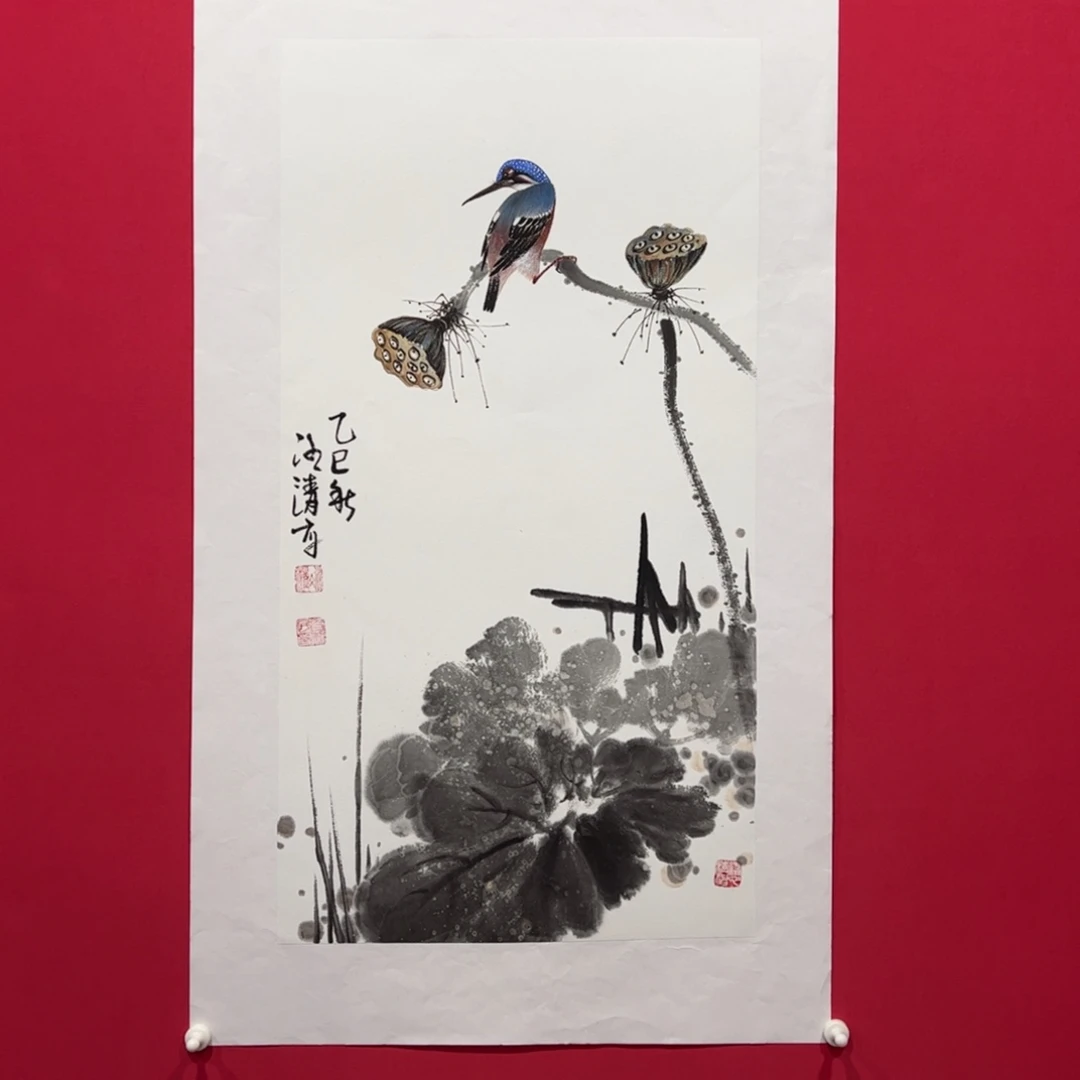 国画冰清69×36精品