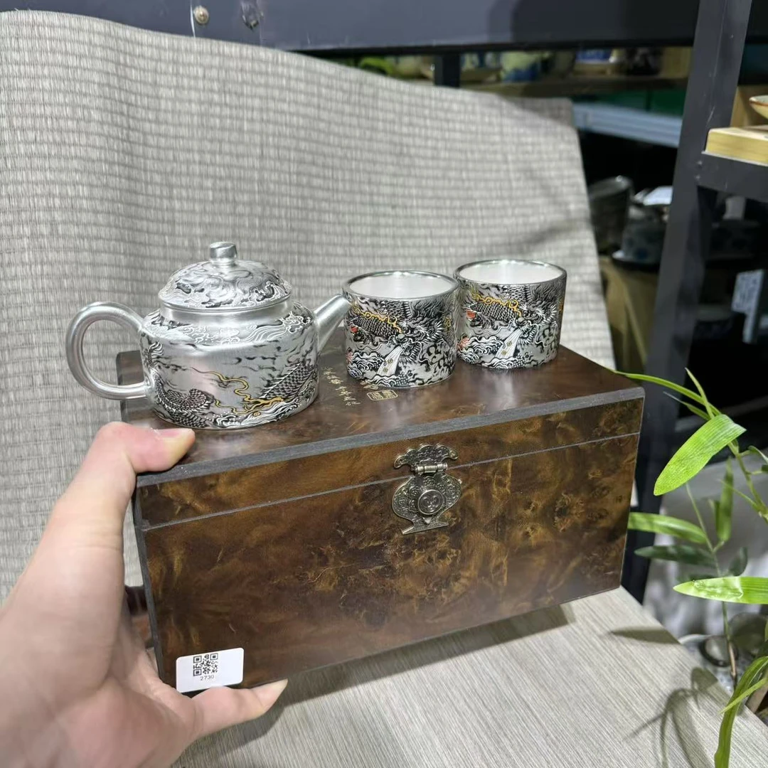 【中国邮政专属链接】周鸿杰墨龙茶壶套组  2730