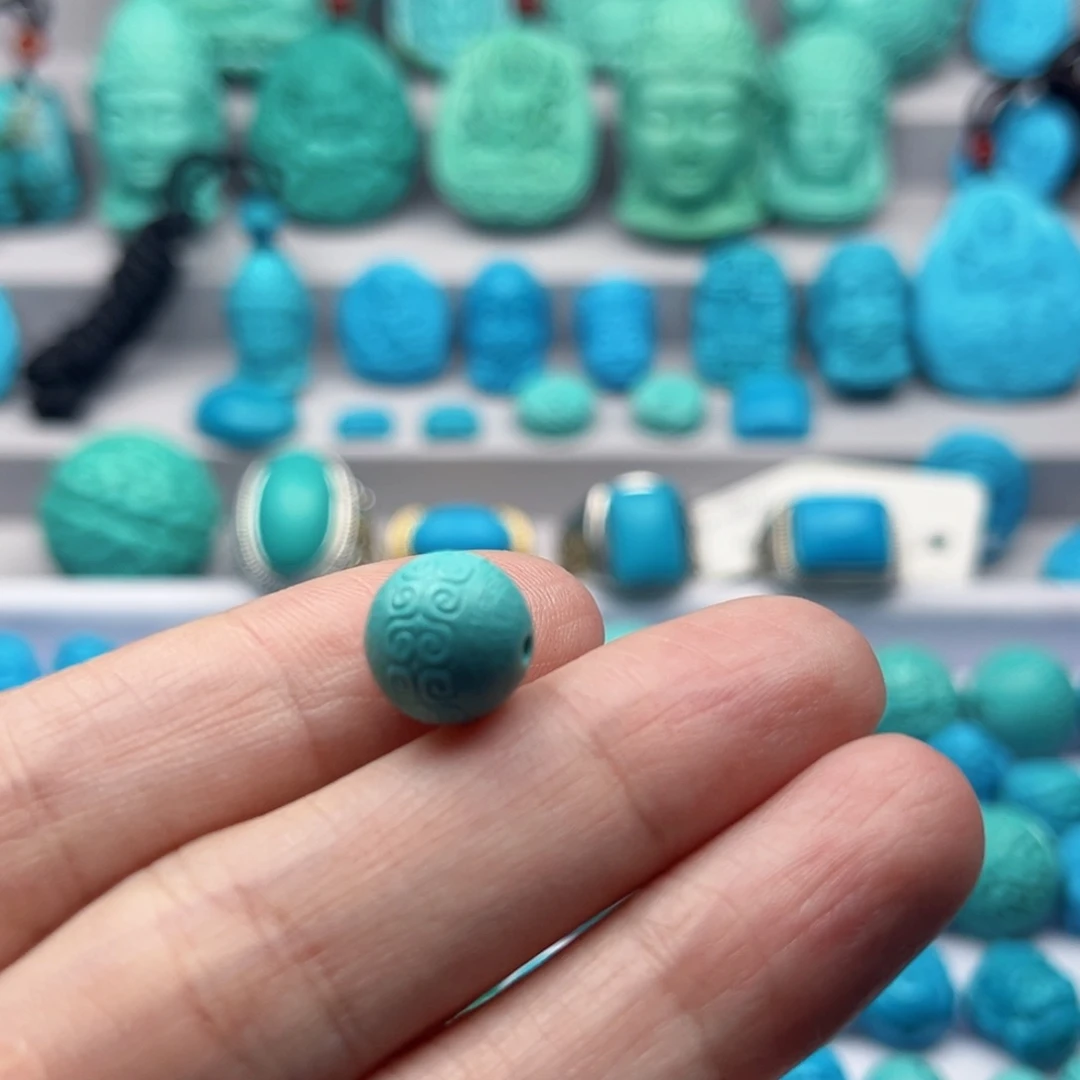 绿松石雕刻未镶嵌