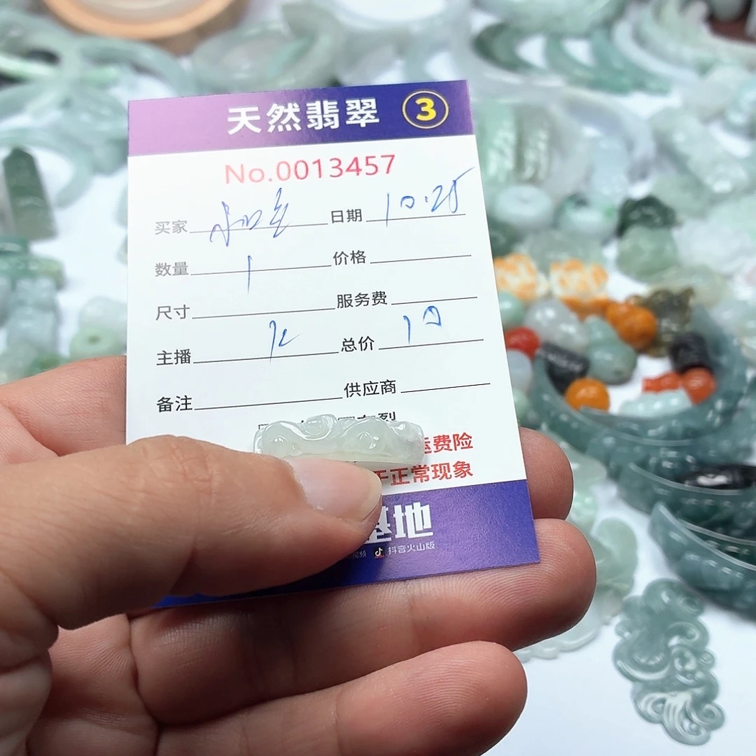 小***吆翡翠未镶嵌颈饰567