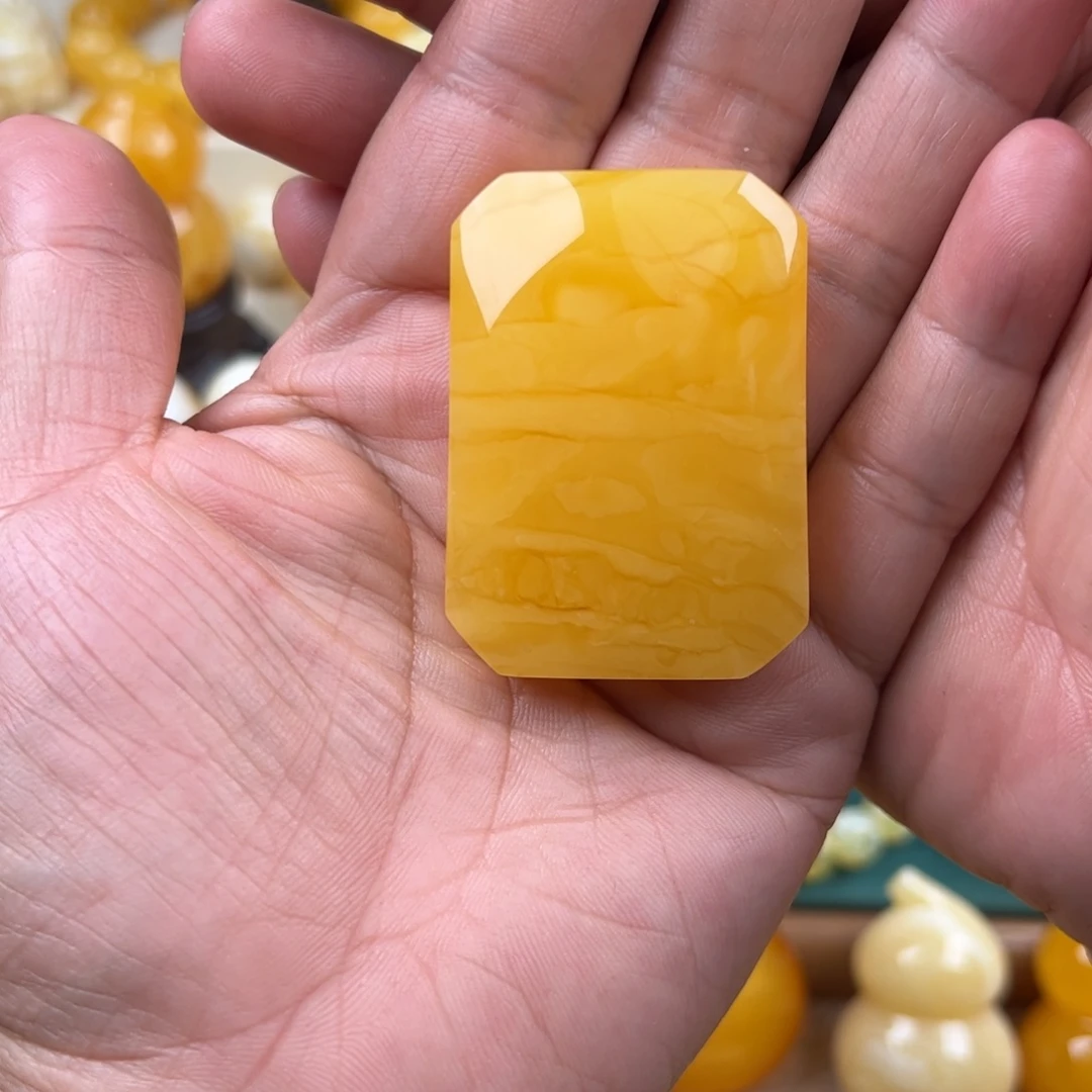 蜜蜡未镶嵌颈饰纯天然琥珀蜜蜡无优化