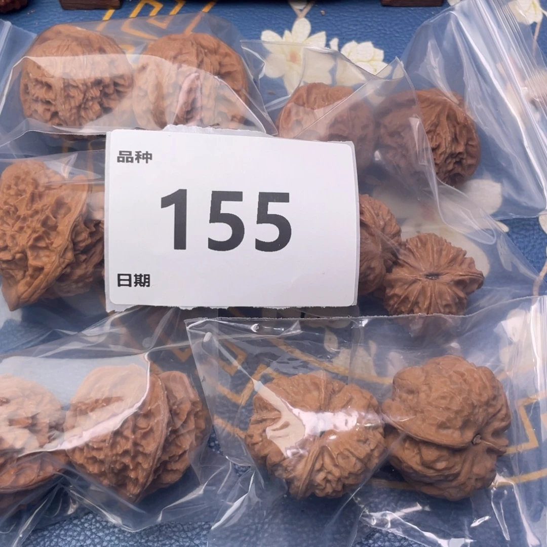 把件文玩核桃155号6对带练手蛙