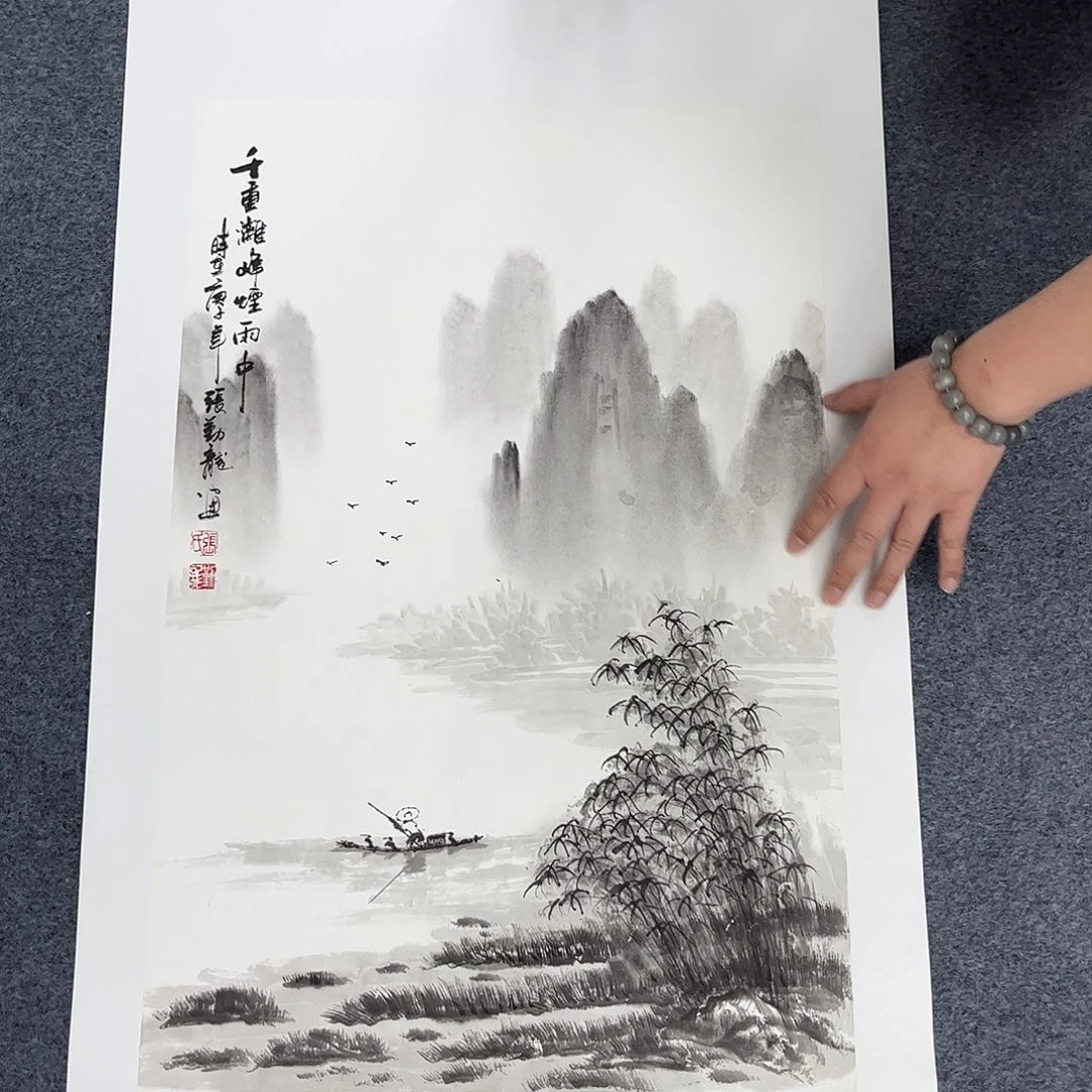 国画国画作品宣纸纯手绘