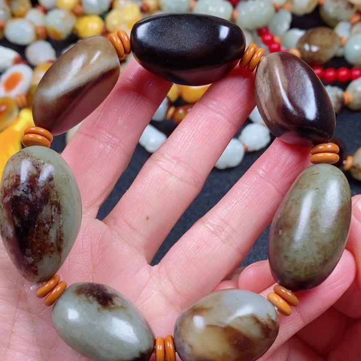 和田玉手链未镶嵌