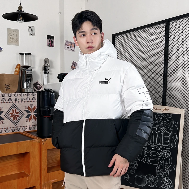 「冬日上新」PUMA彪马男子连帽羽绒服冬季保暖运动户外休闲羽绒服