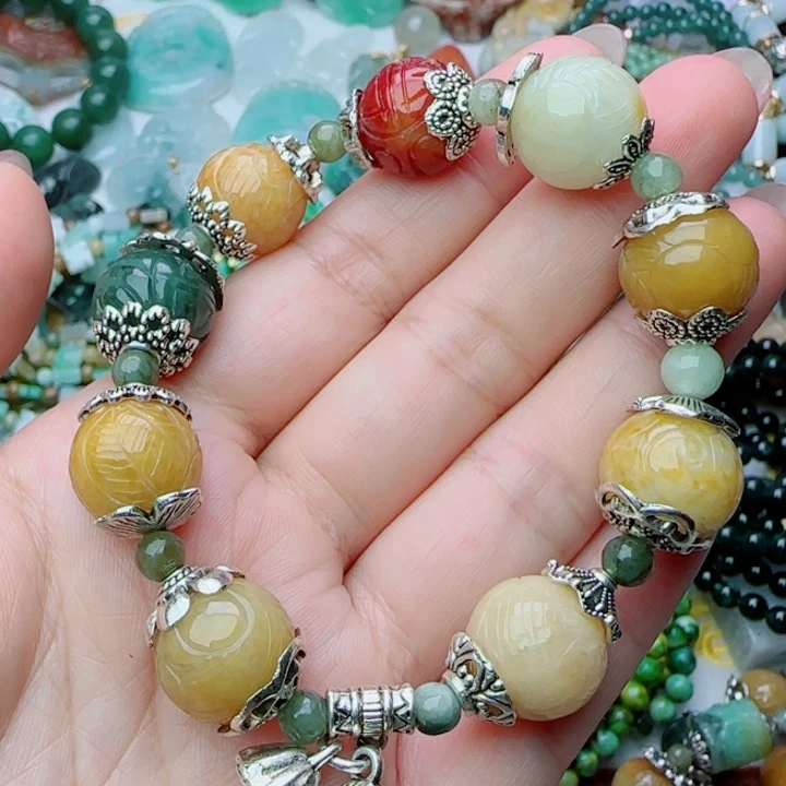 翡翠未镶嵌颈饰天然A货33