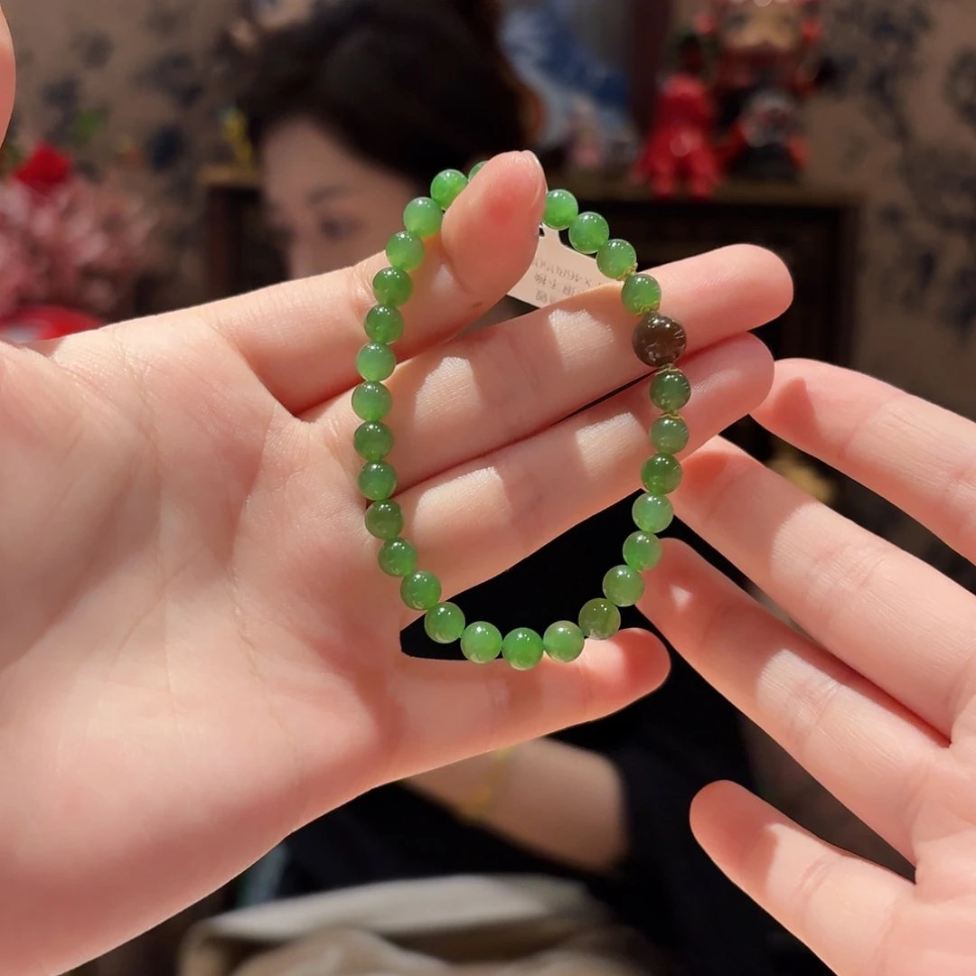 和田玉手串未镶嵌