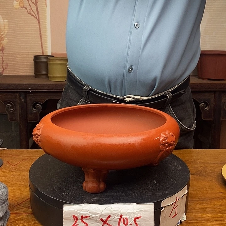 紫砂花盆货号一只SZ111