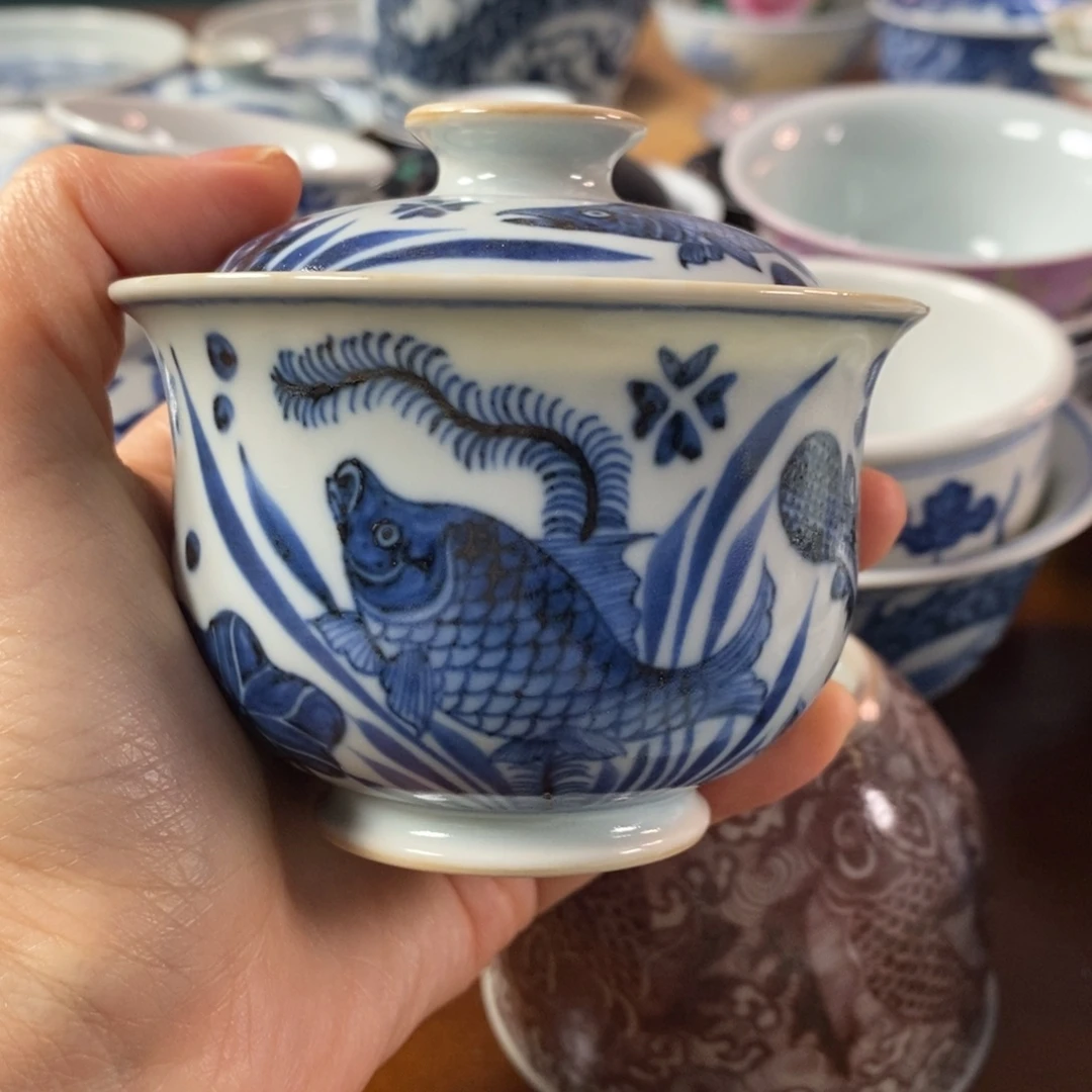 手绘手工精品单杯