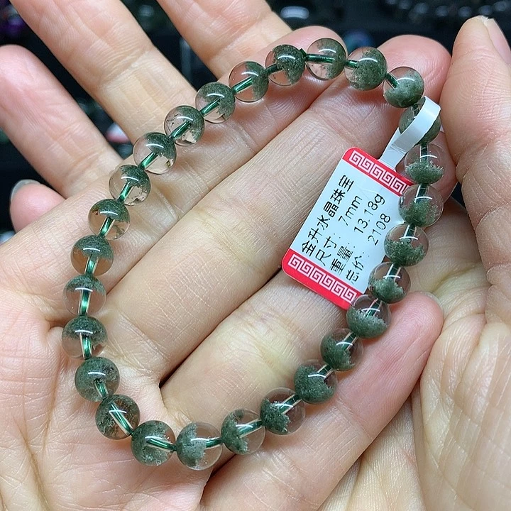 水晶手串未镶嵌天然水晶